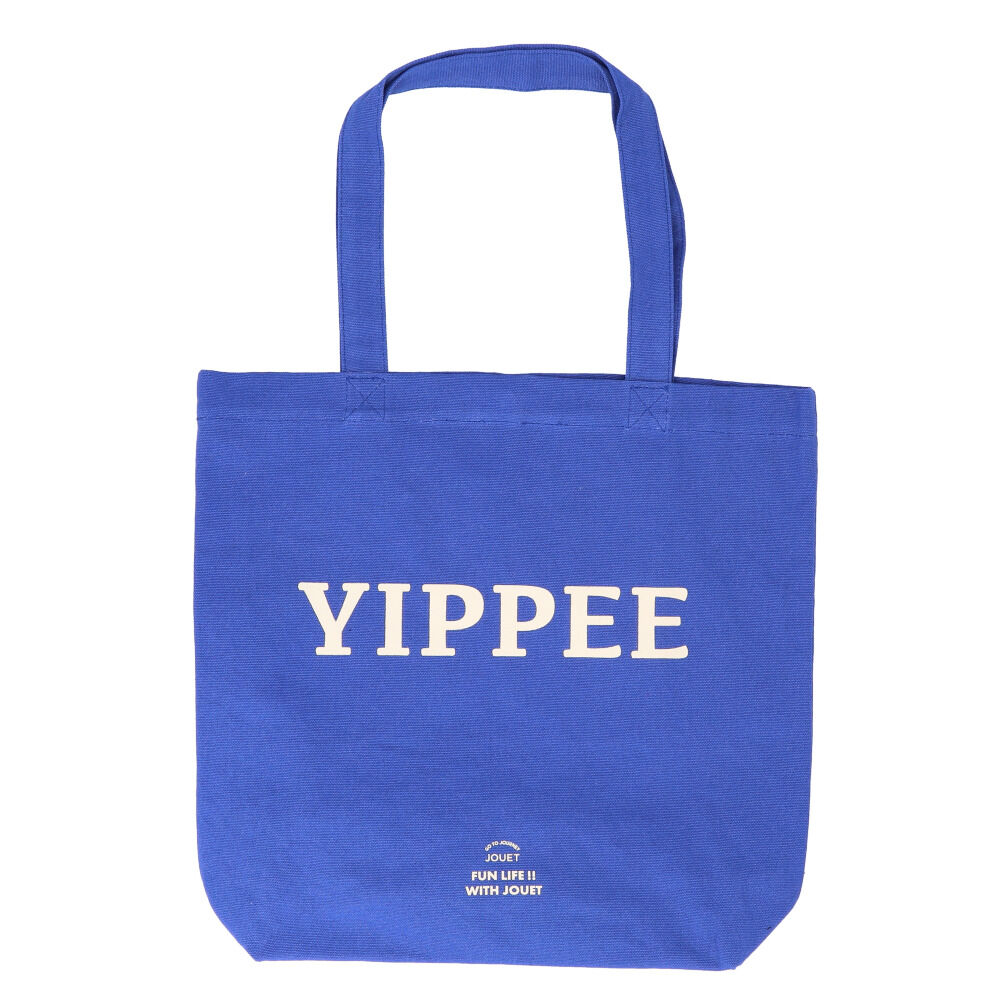 BACKYARD FAMILY「JOUET ジョエット トートバッグ 通販 J6491 ごきげんロゴ A4 トートバック」|トートバッグ|ブルー1