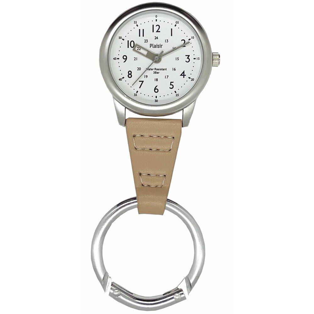 BACKYARD FAMILY「時計 付き キーホルダー 通販 Plaisir 時計 プレジール TK-437 カラビナウォッチ」|腕時計|ブラウン1