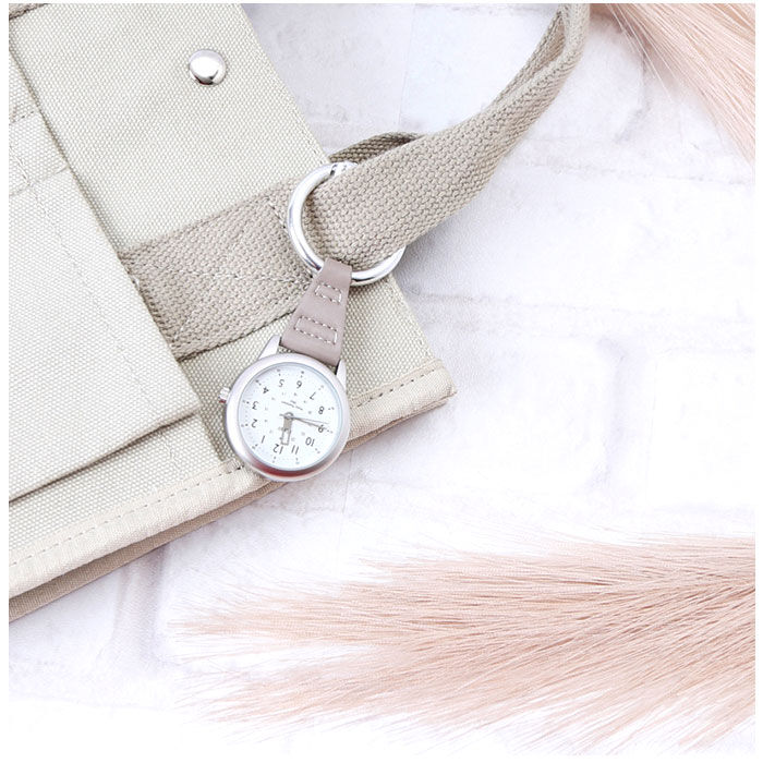 BACKYARD FAMILY「時計 付き キーホルダー 通販 Plaisir 時計 プレジール TK-437 カラビナウォッチ」|腕時計|