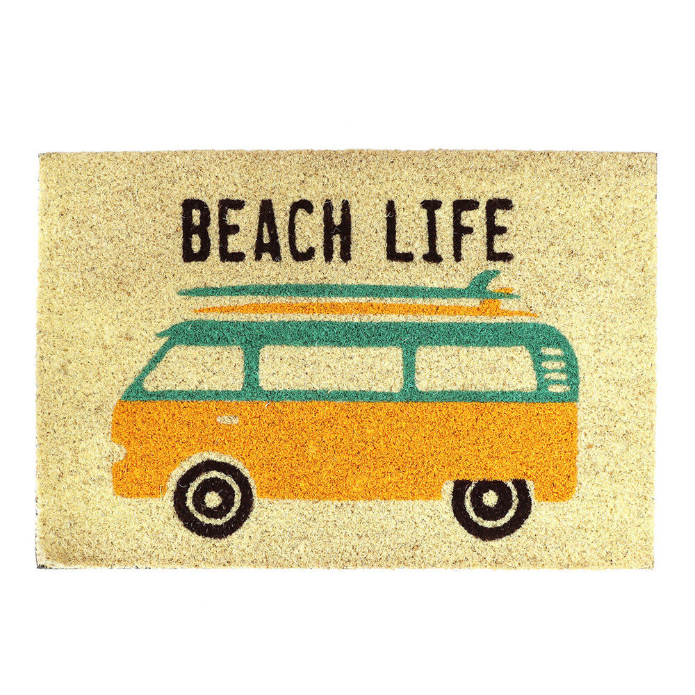 BACKYARD FAMILY「玄関マット コイヤーマット 通販 ドアマット 屋外 玄関 マット 泥落とし ココヤシ おしゃれ」|その他|ベージュ1