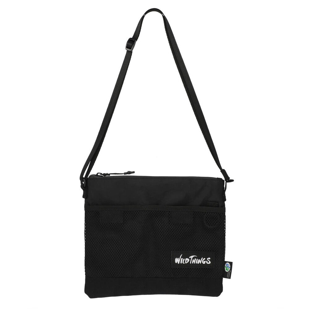 BACKYARD FAMILY「WILD THINGS サコッシュ WT-380-1072 ワイルドシングス 通販」|ショルダー・メッセンジャー|ブラック1