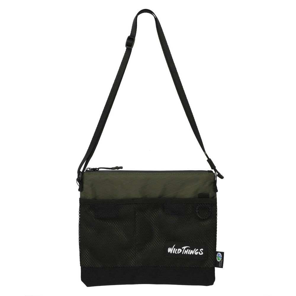 BACKYARD FAMILY「WILD THINGS サコッシュ WT-380-1072 ワイルドシングス 通販」|ショルダー・メッセンジャー|グリーン1