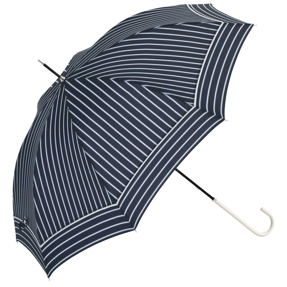 BACKYARD FAMILY「because ビコーズ 長傘 レディース 58cm 通販 雨傘 日傘 晴雨兼用傘 傘 かさ カサ」|傘|ブルー1