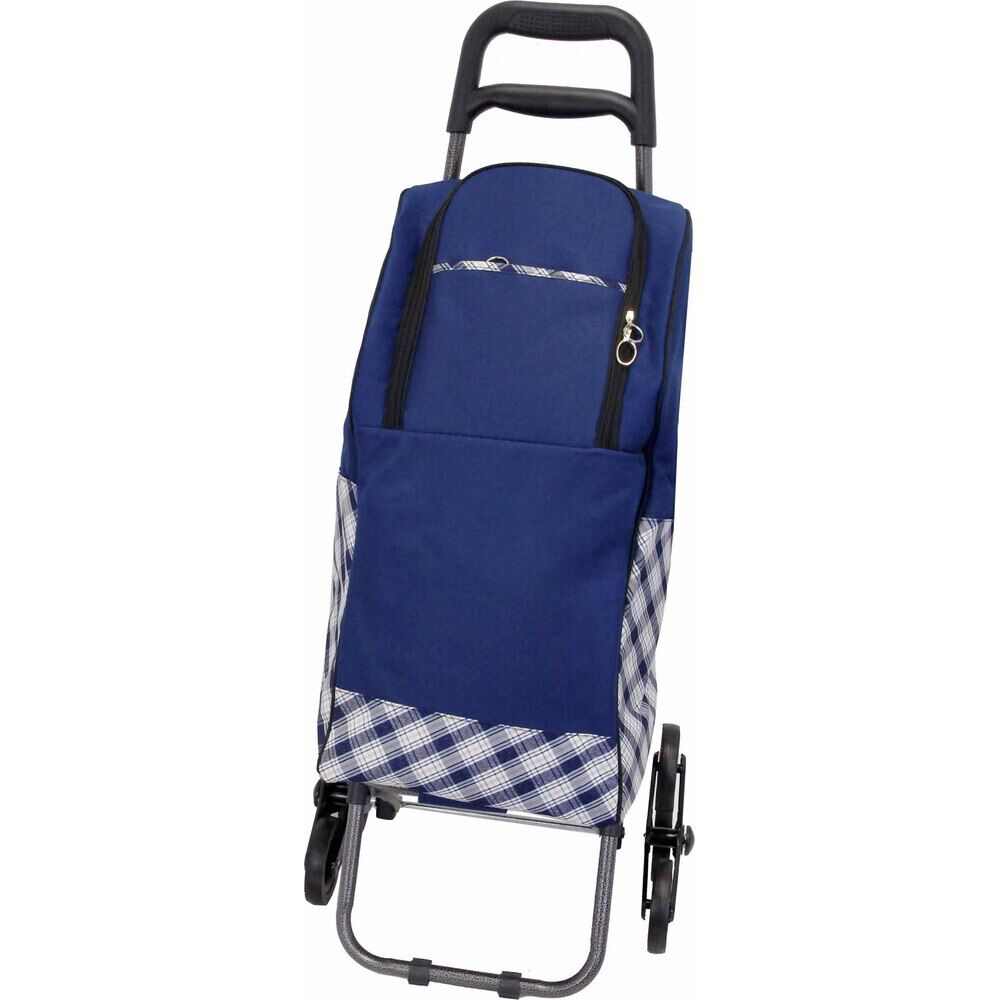 BACKYARD FAMILY「ショッピングカート 3輪 通販 買い物キャリーバッグ お買い物キャリー お買い物カート 保温 保冷」|キャリーケース|ブルー2