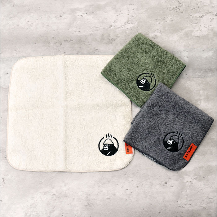 BACKYARD FAMILY「タオルハンカチ レディース 通販 ごリラックス トトノイモード ハンカチ 手拭きタオル」|ハンカチ|