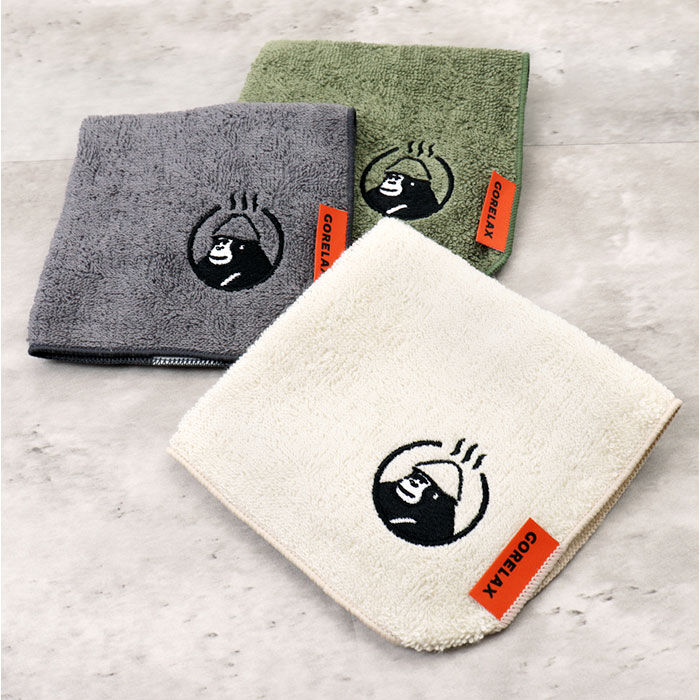 BACKYARD FAMILY「タオルハンカチ レディース 通販 ごリラックス トトノイモード ハンカチ 手拭きタオル」|ハンカチ|