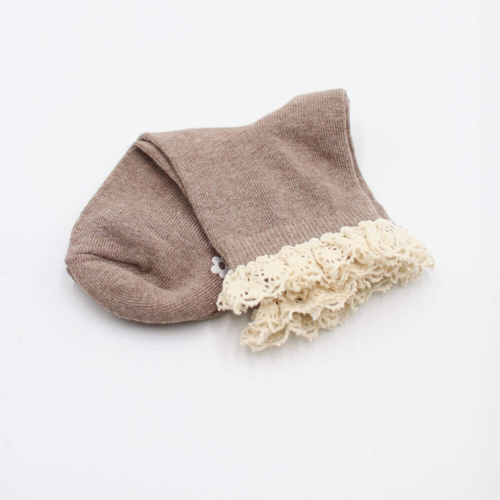 BACKYARD FAMILY「靴下 キッズ 女の子 ショート 通販 ショートソックス 46022102 ソックス」|ソックス|ブラウン1