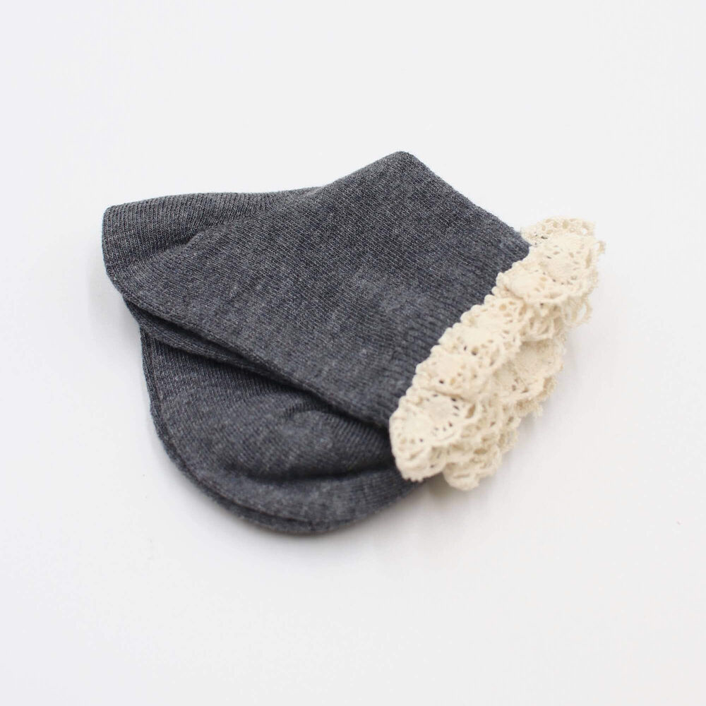 BACKYARD FAMILY「靴下 キッズ 女の子 ショート 通販 ショートソックス 46022102 ソックス」|ソックス|グレー1