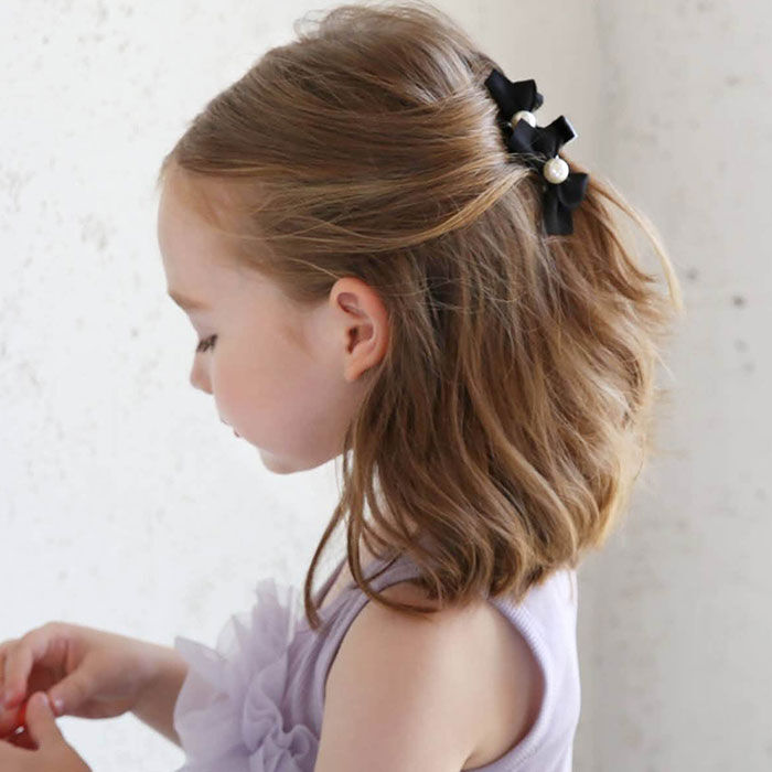 BACKYARD FAMILY「ヘアクリップ キッズ 通販 ヘア クリップ 68512302 るい蝶リボンバンスクリップ リボン」|その他|