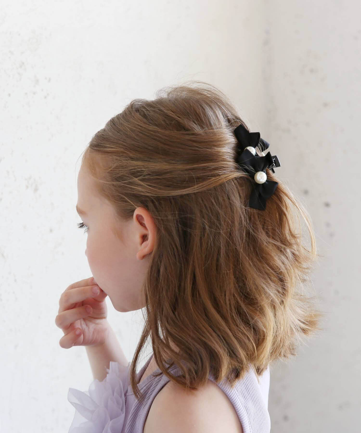 BACKYARD FAMILY「ヘアクリップ キッズ 通販 ヘア クリップ 68512302 るい蝶リボンバンスクリップ リボン」|その他|