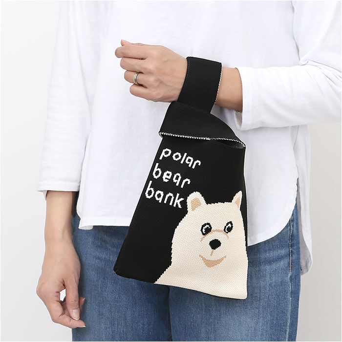 BACKYARD FAMILY「トートバッグ ミニ 通販 ニットトートバッグ ニットトート ニット素材 かわいい 小さめ」|トートバッグ|