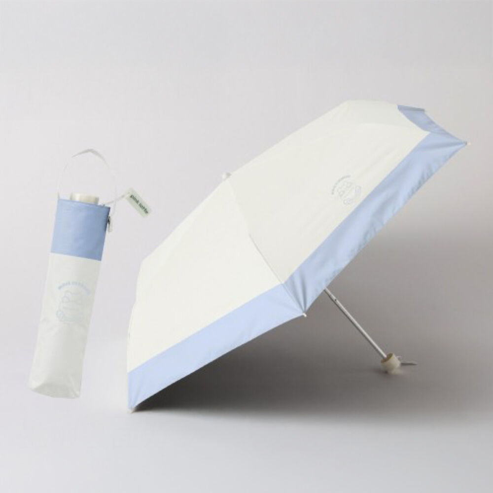 BACKYARD FAMILY「PINK-latte ピンクラテ 傘 折りたたみ傘 通販 折傘 雨傘 晴雨兼用 日傘 おりたたみ」|傘|ホワイト1