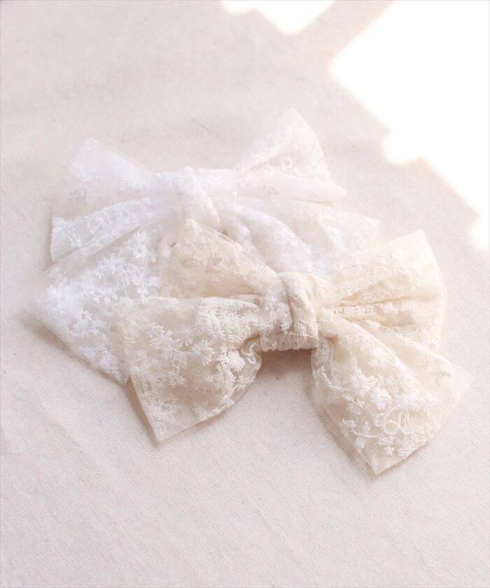 BACKYARD FAMILY「リボン バレッタ 大きい 通販 髪飾り 子供 子ども 女の子 おしゃれ かわいい オシャレ 可愛い」|その他|