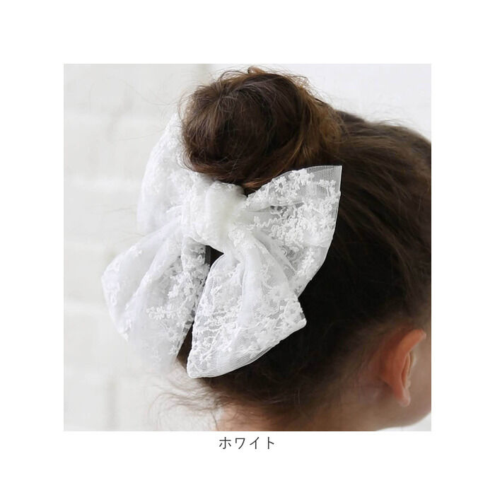 BACKYARD FAMILY「リボン バレッタ 大きい 通販 髪飾り 子供 子ども 女の子 おしゃれ かわいい オシャレ 可愛い」|その他|