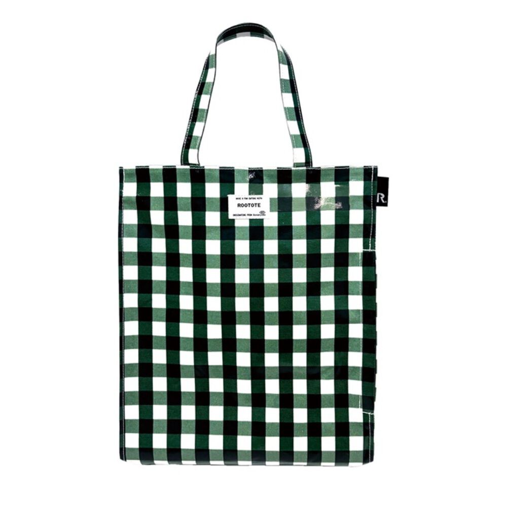 BACKYARD FAMILY「ルートート トートバッグ ラミネート ROOTOTE 1028 通販 トートバック レッスンバッグ」|トートバッグ|グリーン1