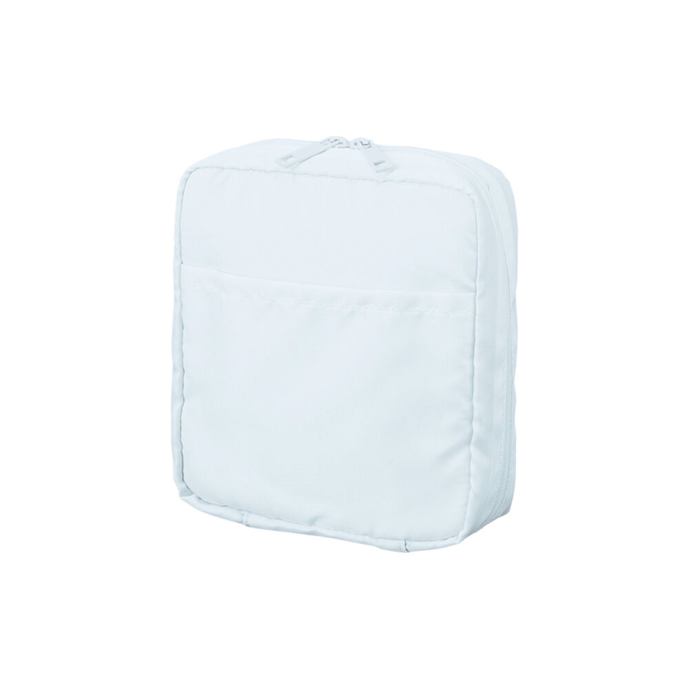 BACKYARD FAMILY「がばっと開く ポーチ 通販 化粧ポーチ メイクポーチ コスメポーチ ガジェットポーチ」|ポーチ|ブルー1