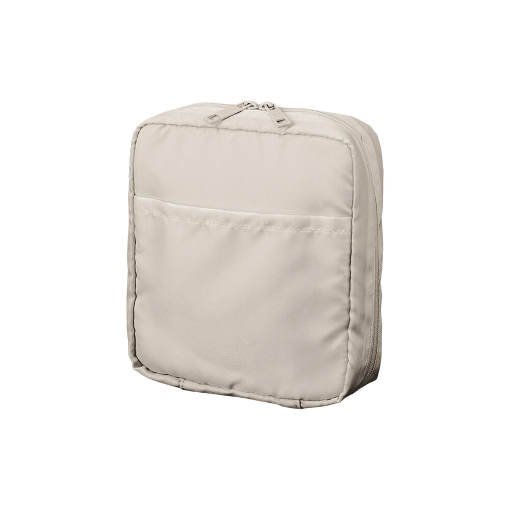 BACKYARD FAMILY「がばっと開く ポーチ 通販 化粧ポーチ メイクポーチ コスメポーチ ガジェットポーチ」|ポーチ|グレー1