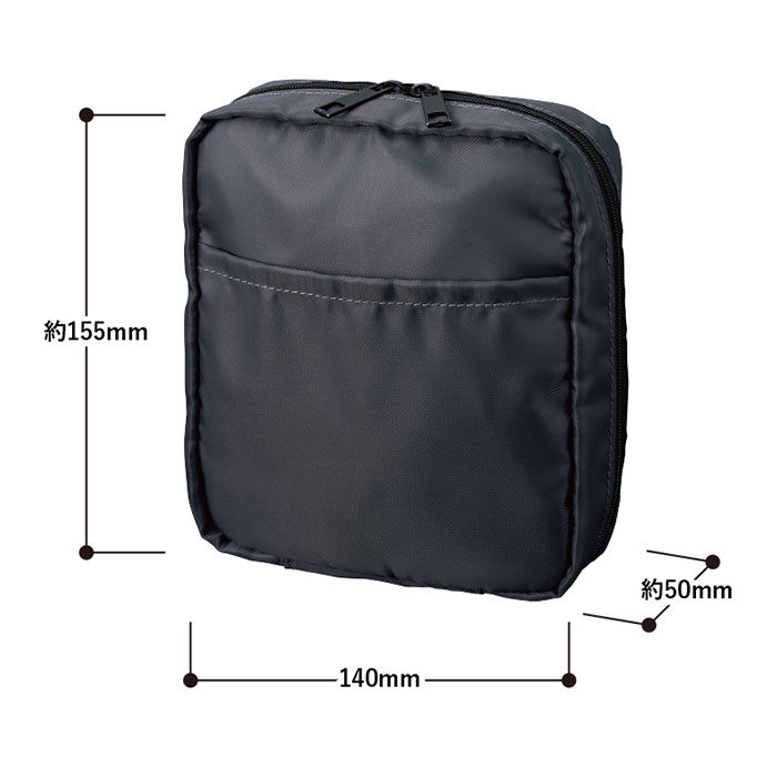 BACKYARD FAMILY「がばっと開く ポーチ 通販 化粧ポーチ メイクポーチ コスメポーチ ガジェットポーチ」|ポーチ|