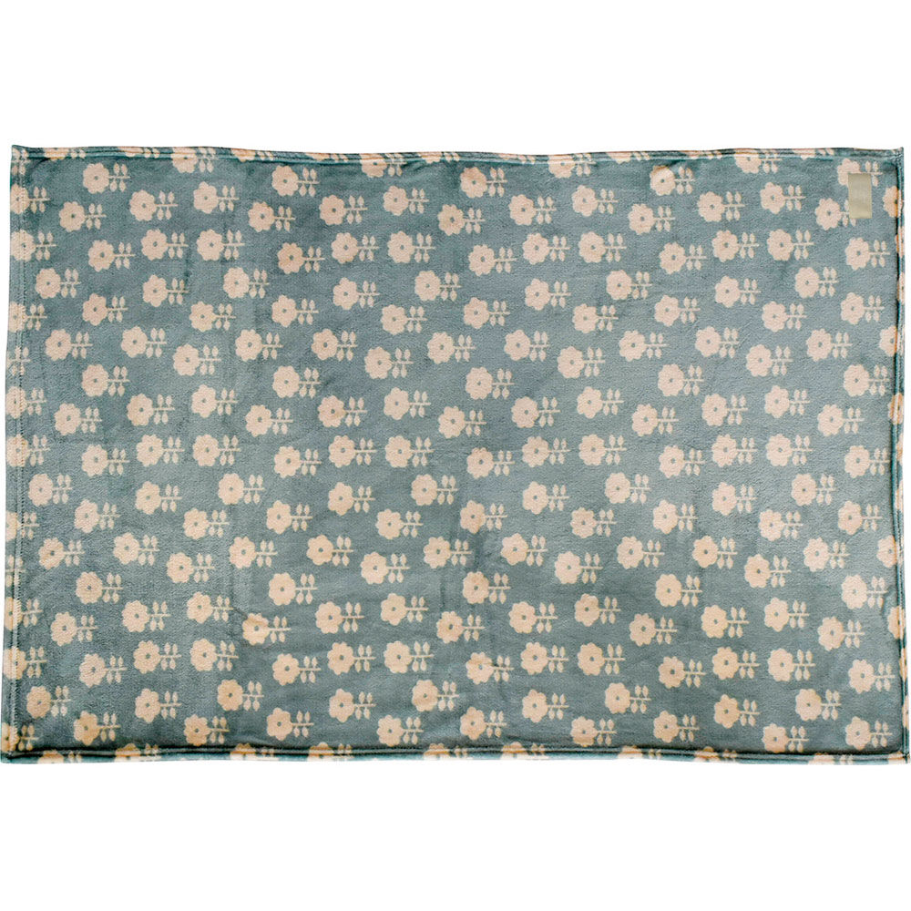 BACKYARD FAMILY「ブランケット ひざ掛け 通販 100&times;140cm arne 膝掛け 現代百貨 A71 おしゃれ」|ブランケット|ブルー2