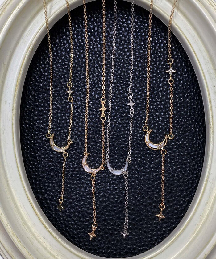 BACKYARD FAMILY「ネックレス レディース シンプル 通販 ペンダント ジュエリー レディースアクセサリー 月 星」|その他|