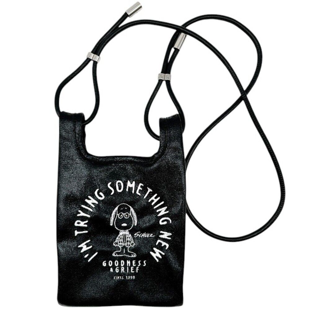 ROOTOTE「ルートート スヌーピー ROOTOTE 8460 通販 ショルダーバッグ ミニショルダー」|ショルダー・メッセンジャー|ブラック1