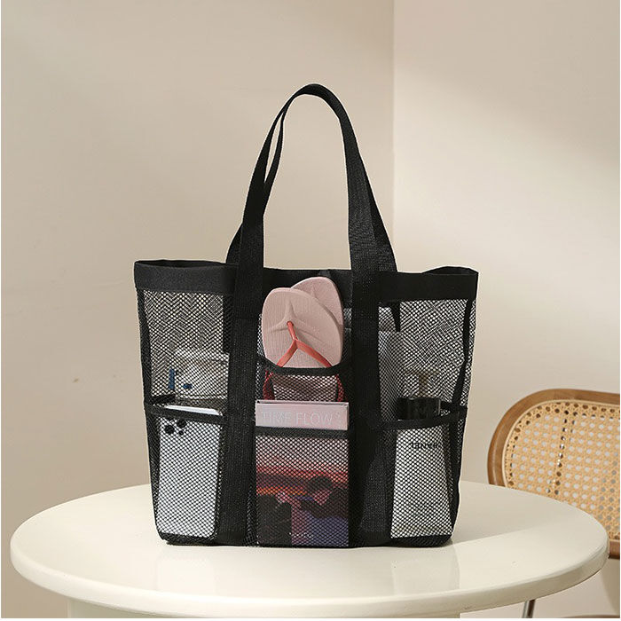 BACKYARD FAMILY「ランドリーバッグ メッシュ 通販 ビーチバッグ 大容量 おしゃれ トートバッグ 大きい 洗濯物」|トートバッグ|