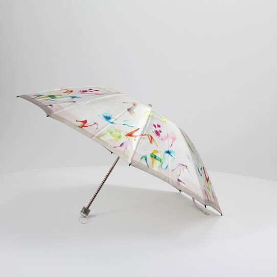 銀座かねまつ「K21902N　オリジナル折りたたみ傘」|傘|グレー&times;ピンク