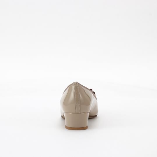 銀座かねまつ「LSFC2483ENABEG 【本革】【防水】アクアベルグログランリボンオペラパンプス」|パンプス|