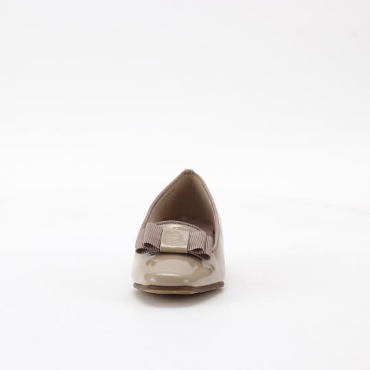 銀座かねまつ「LSFC2483ENABEG 【本革】【防水】アクアベルグログランリボンオペラパンプス」|パンプス|