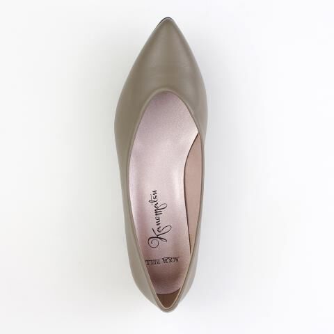 銀座かねまつ「LSDW2371SHPOAK 【防水】【本革】アクアベルフラットシューティー」|パンプス|