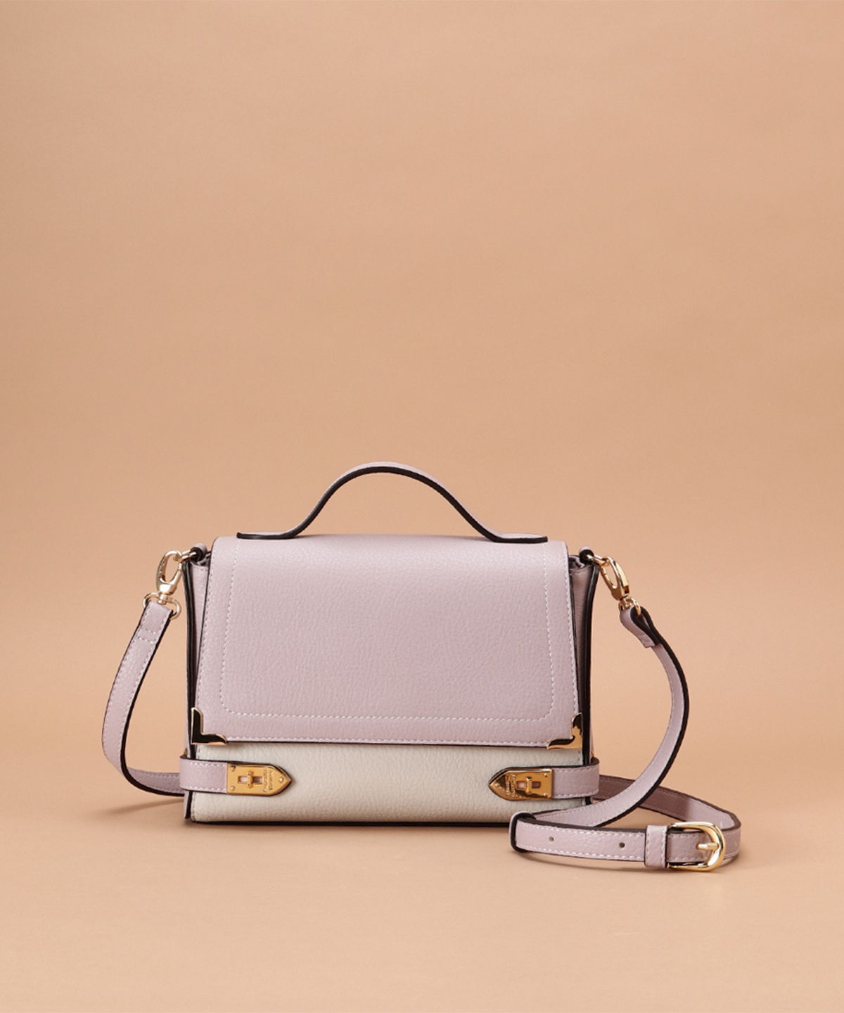 Samantha Thavasa「バイカラーエールショルダー」|ショルダー・メッセンジャー|ピンク