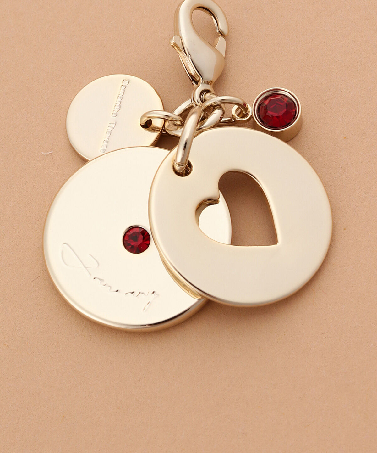 Samantha Thavasa「バースデーストーンカラービジューファスナーチャーム（1月）」|チャーム・キーホルダー|