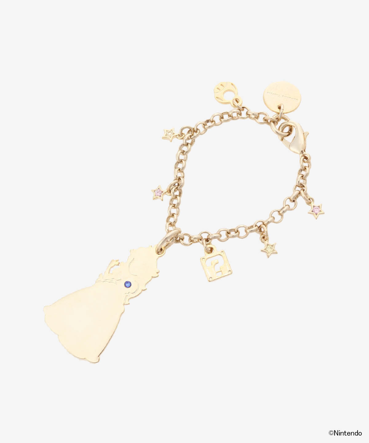 Samantha Thavasa「「PRINCESS PEACH COLLECTION」バッグチャーム（シルエット）」|チャーム・キーホルダー|ゴールド