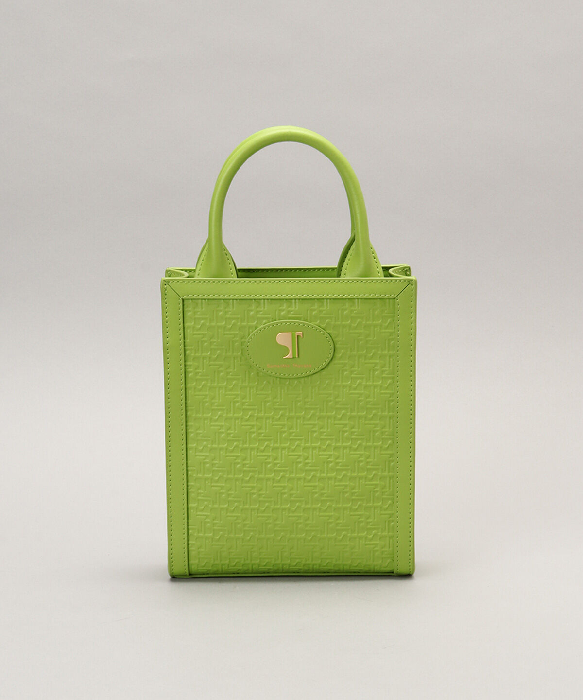 Samantha Thavasa「Pomme d'espoir ラビラント 縦長スクエアトートバッグ　小」|トートバッグ|ｲｴﾛｰｸﾞﾘｰﾝ