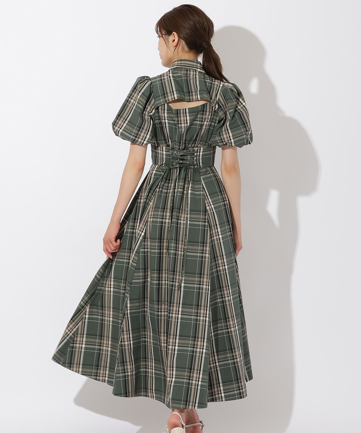 アンドクチュール「コルセットシャツワンピース」|ワンピース|