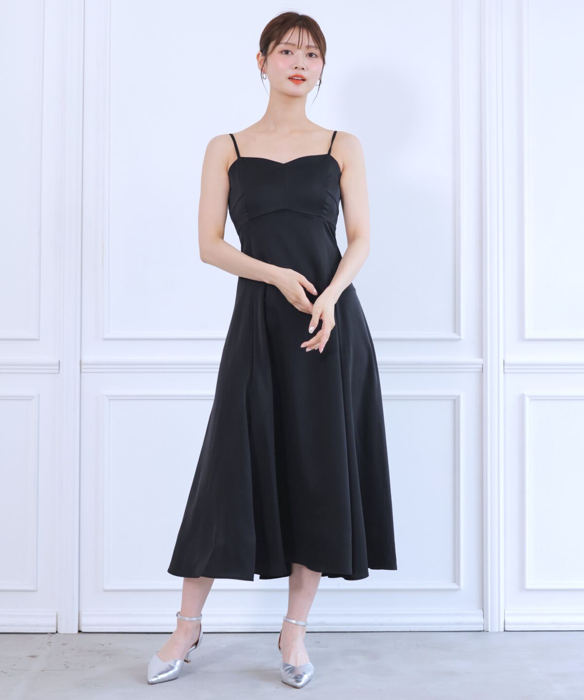 アンドクチュール「チュールケープセットドレス」|ドレス|