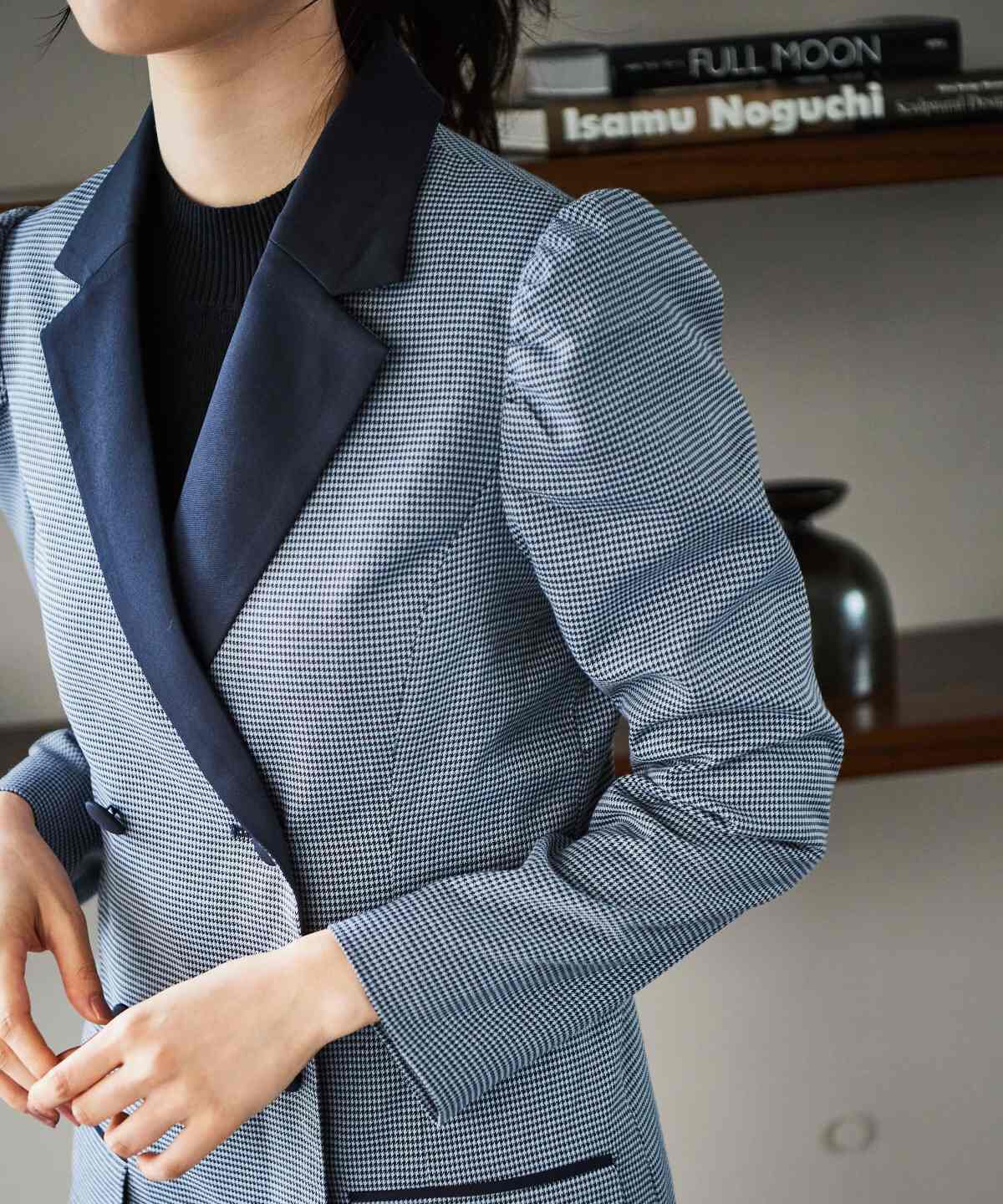 REDYAZEL「ジャケット風配色ミニワンピース」|ワンピース|