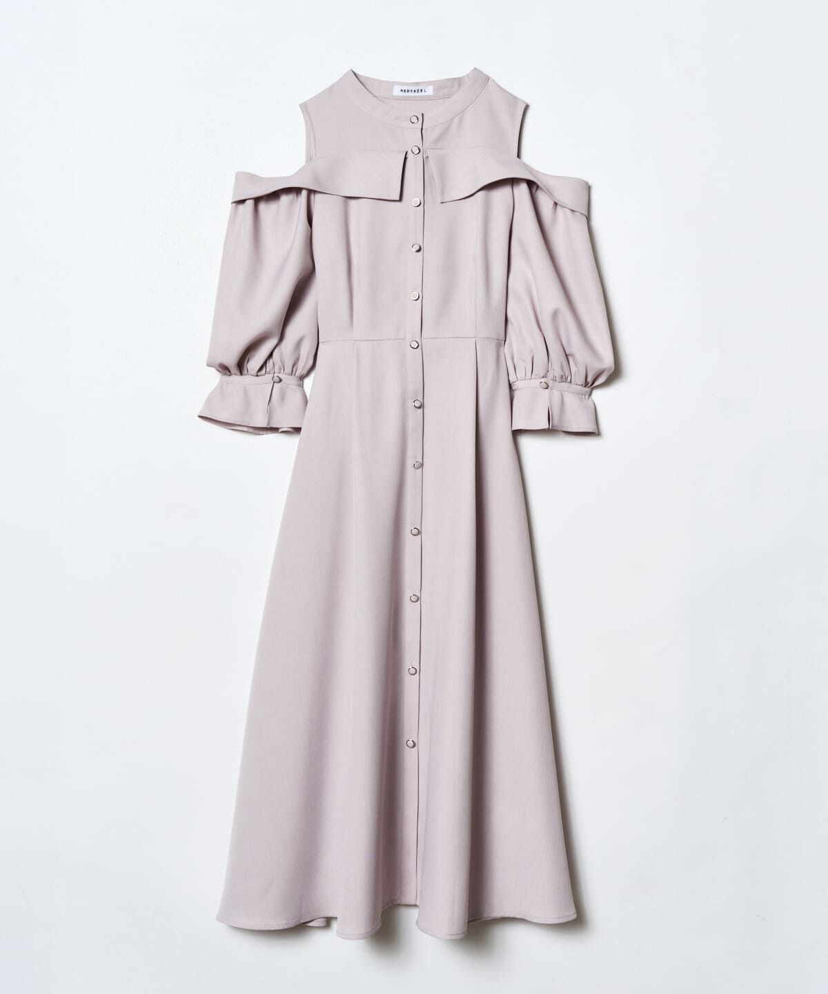 REDYAZEL「肩あきスタンドカラーワンピース」|ワンピース|