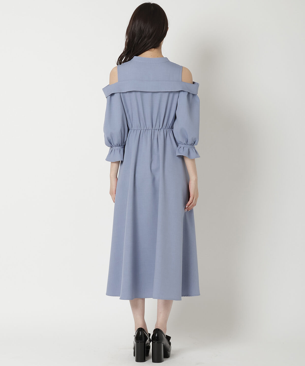 REDYAZEL「肩あきスタンドカラーワンピース」|ワンピース|