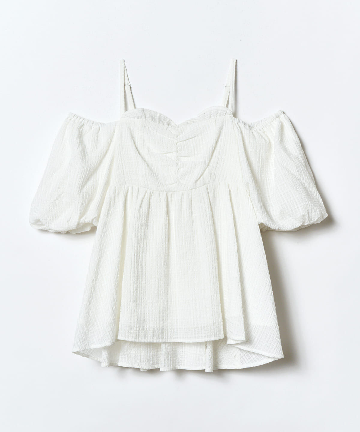 REDYAZEL「チェックオフショルトップス」|シャツ・ブラウス|