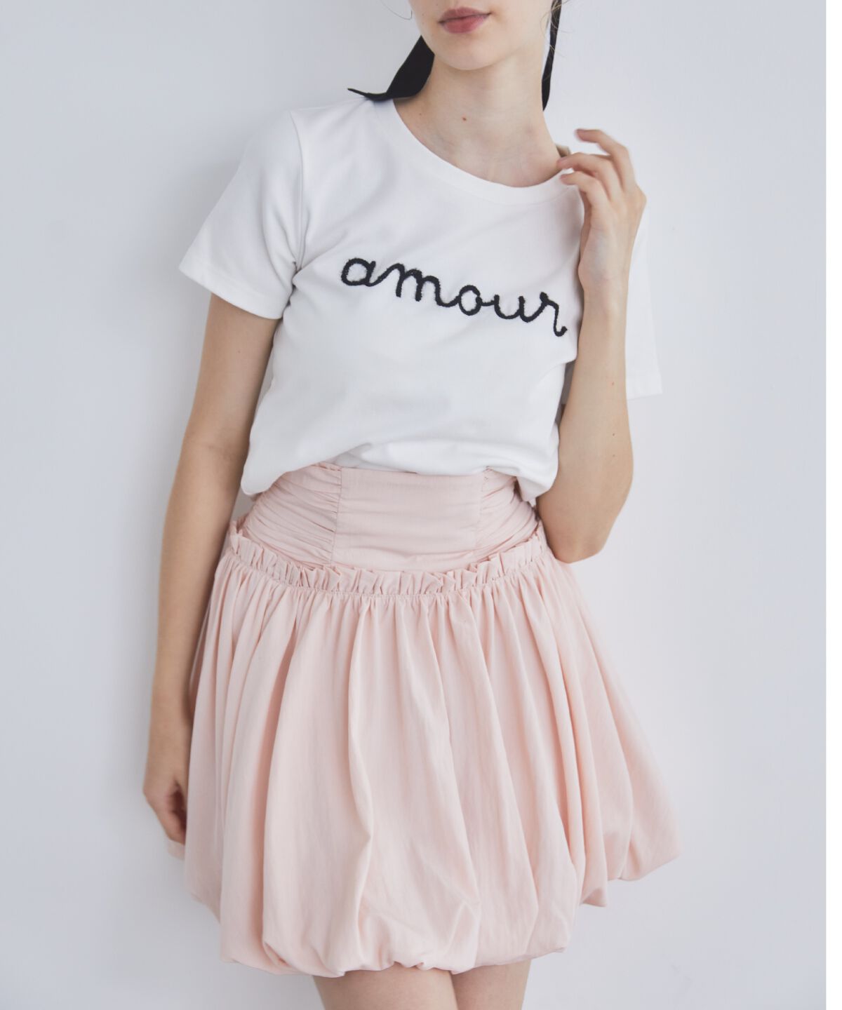 REDYAZEL「バルーンミニスカート」|フレア|