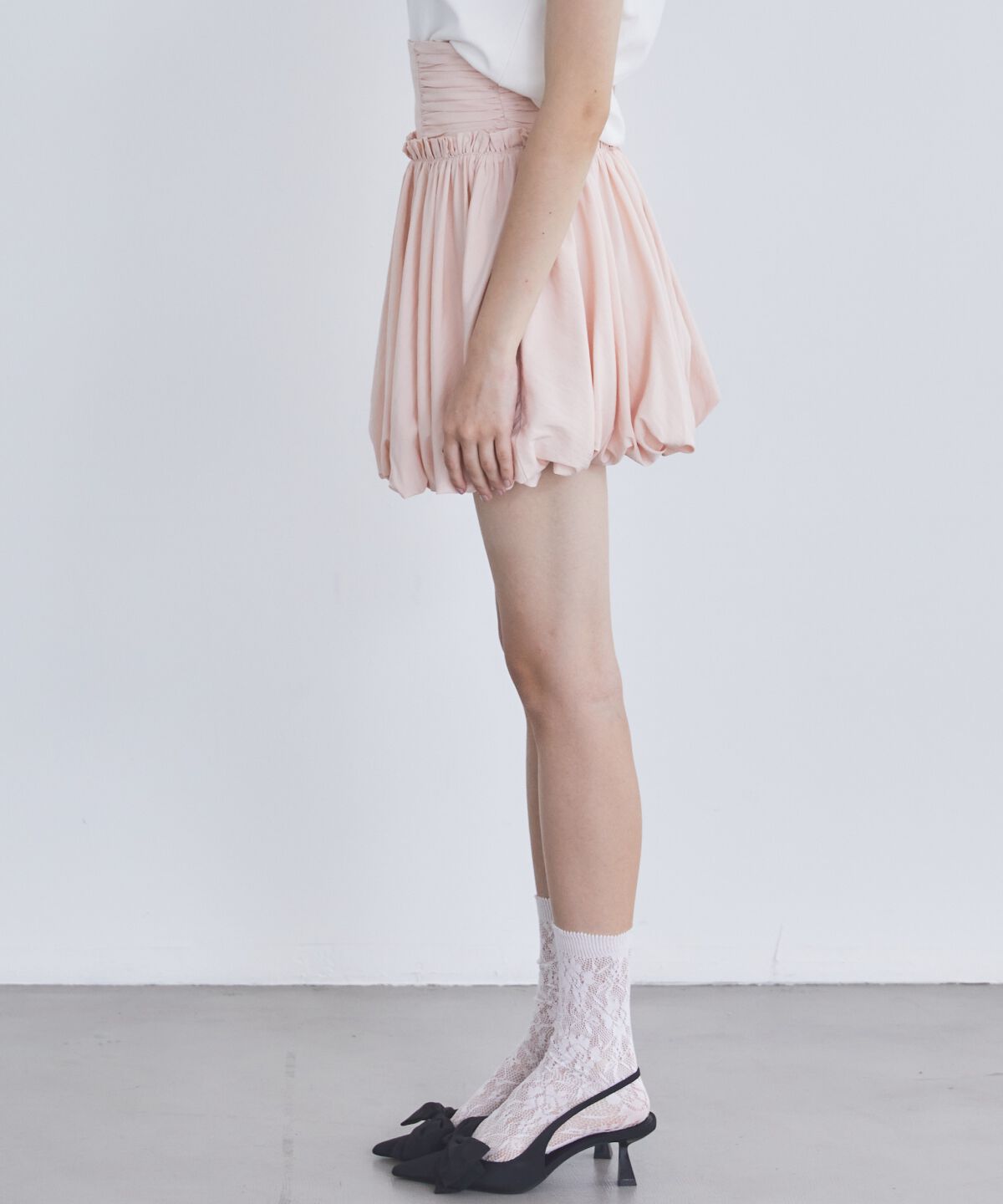 REDYAZEL「バルーンミニスカート」|フレア|