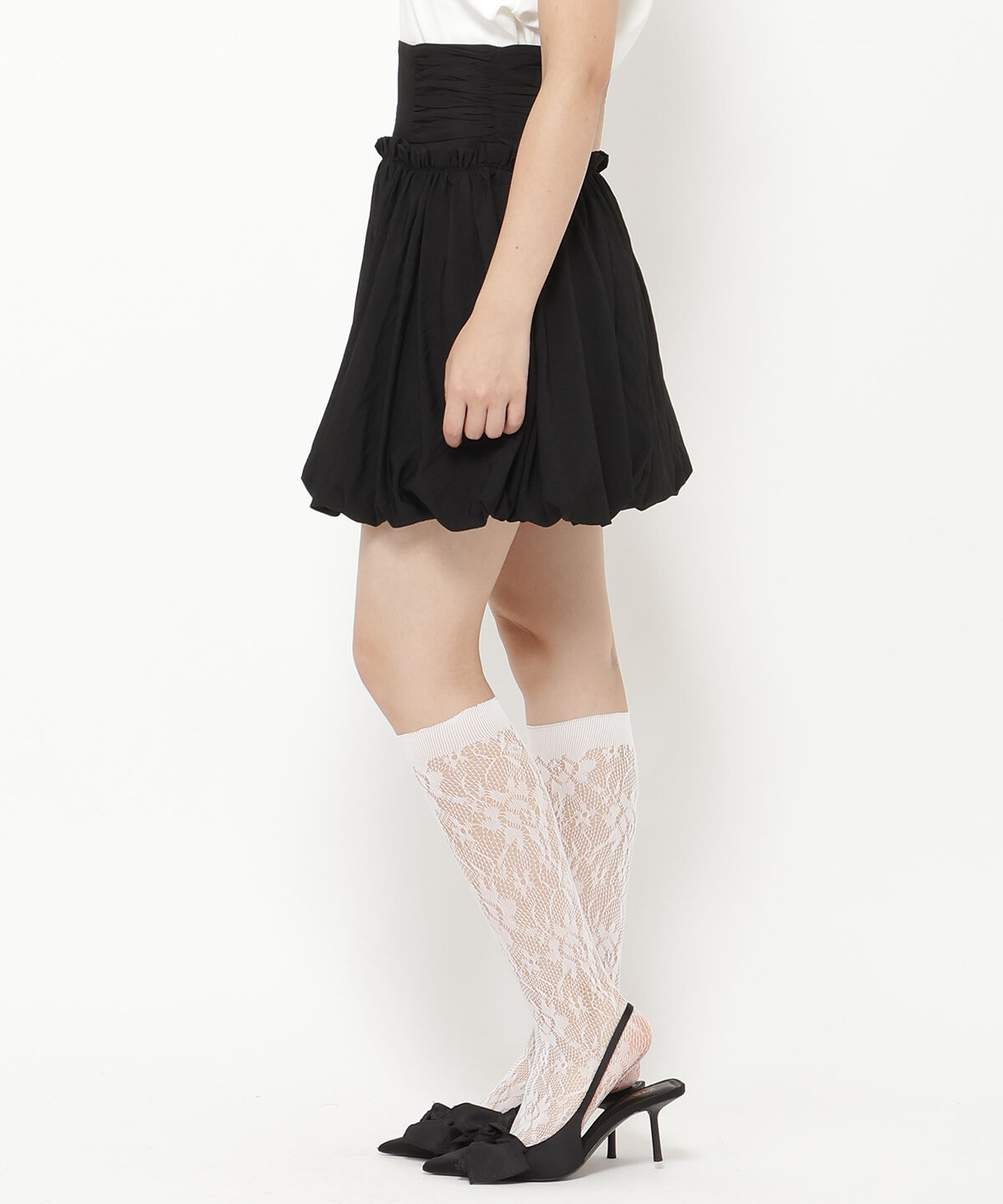 REDYAZEL「バルーンミニスカート」|フレア|