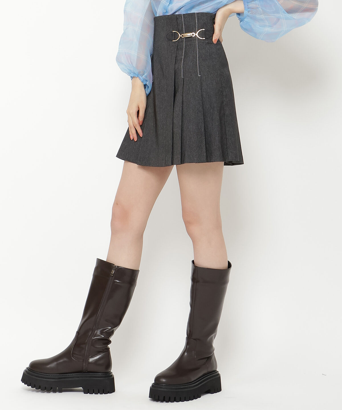 REDYAZEL「エンブロイダリーオーガンジーブラウス」|シャツ・ブラウス|