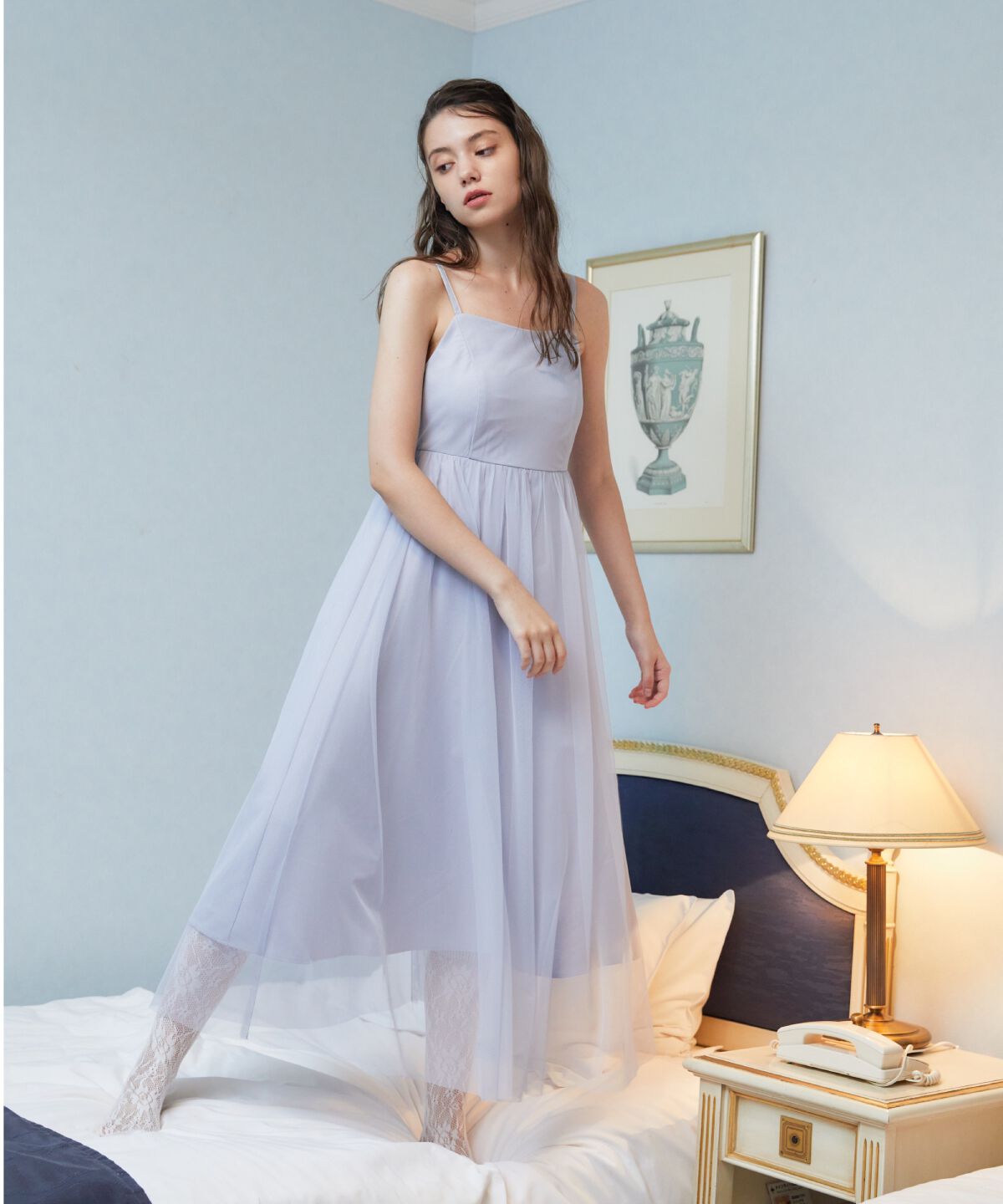 REDYAZEL「チュールレイヤードワンピース」|ワンピース|