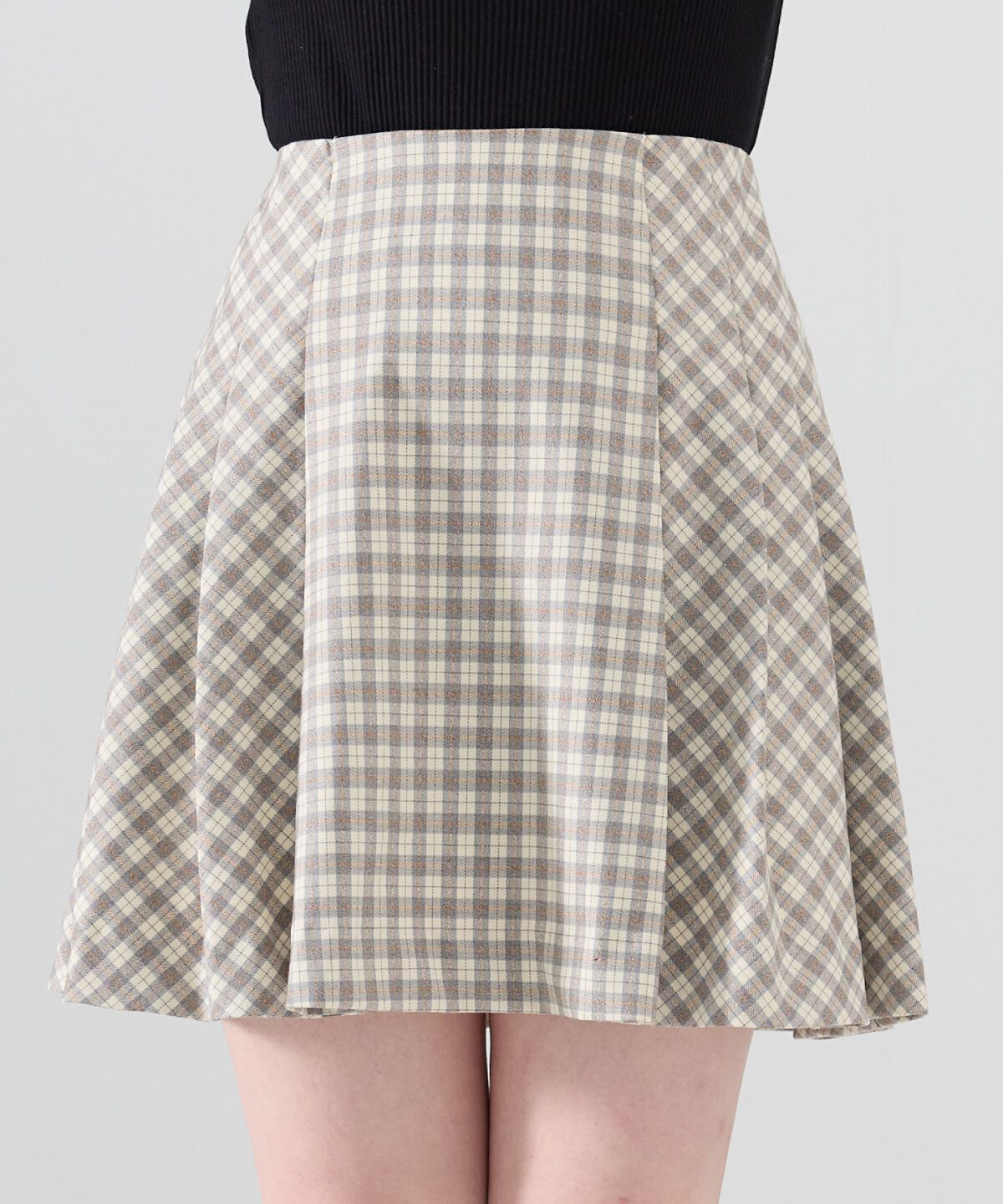 REDYAZEL「チェックプリーツスカート」|フレア|
