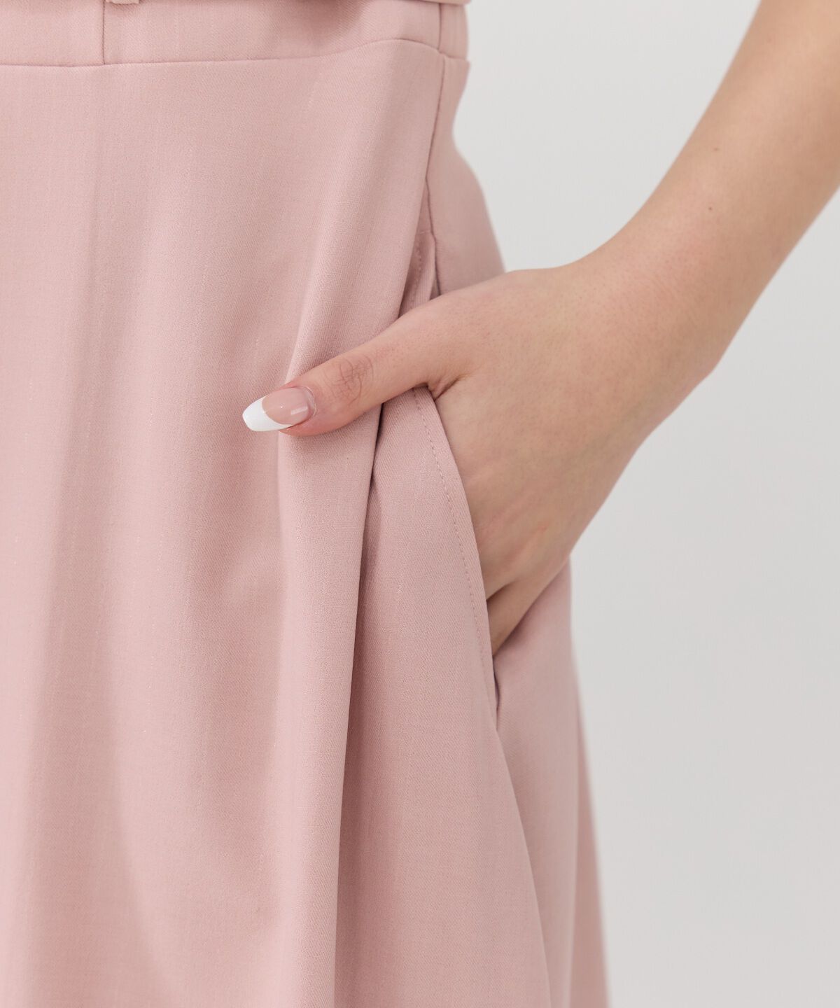 REDYAZEL「シャドーストライプノースリーブシャツワンピース」|ワンピース|