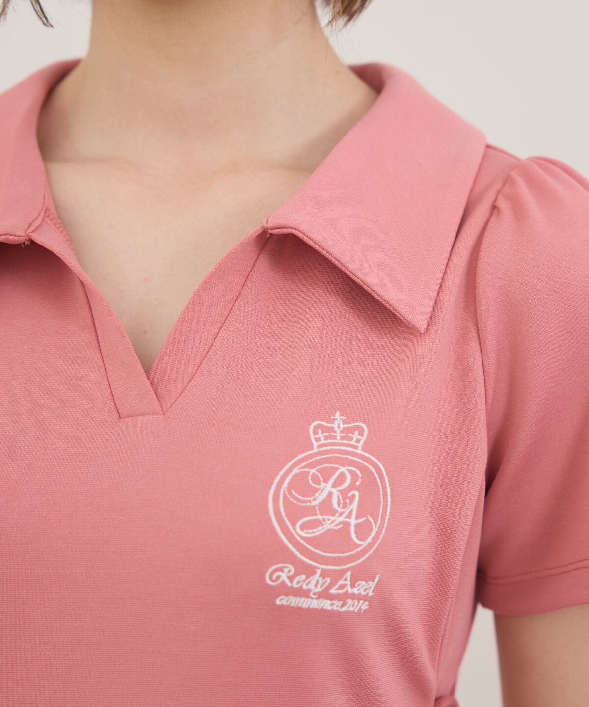 REDYAZEL「エンブレムサイドレースアップロングワンピース」|ワンピース|