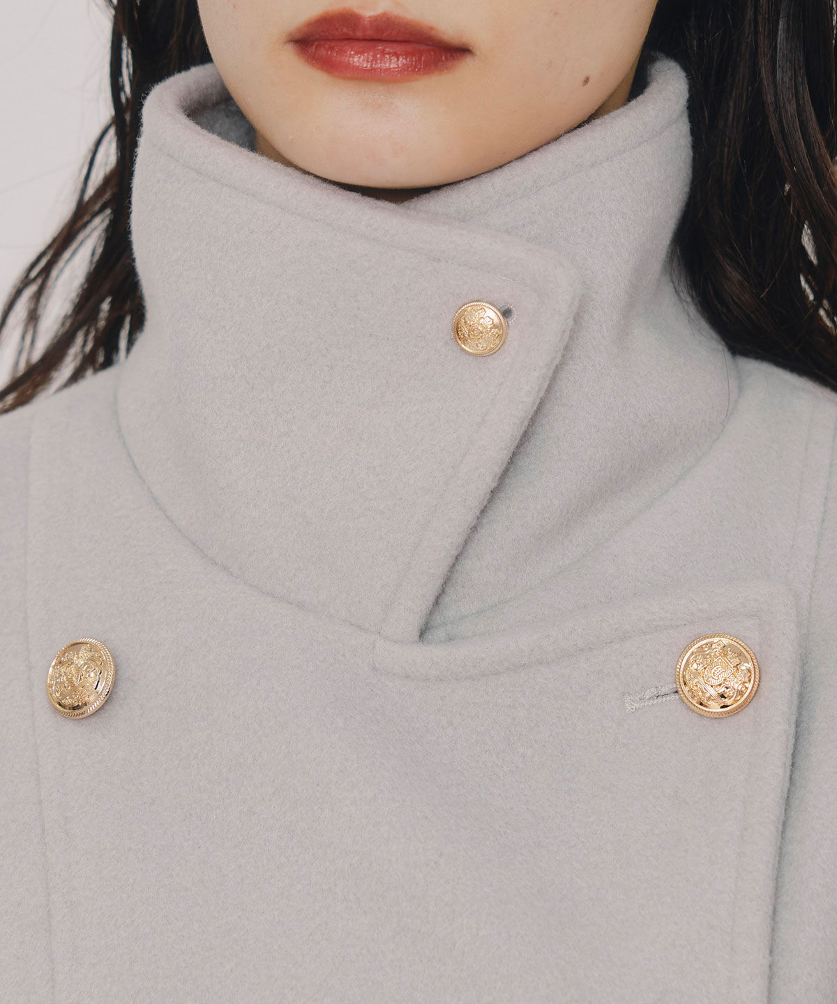 REDYAZEL「2WAYベルスリーブミドルコート」|ステンカラーコート|