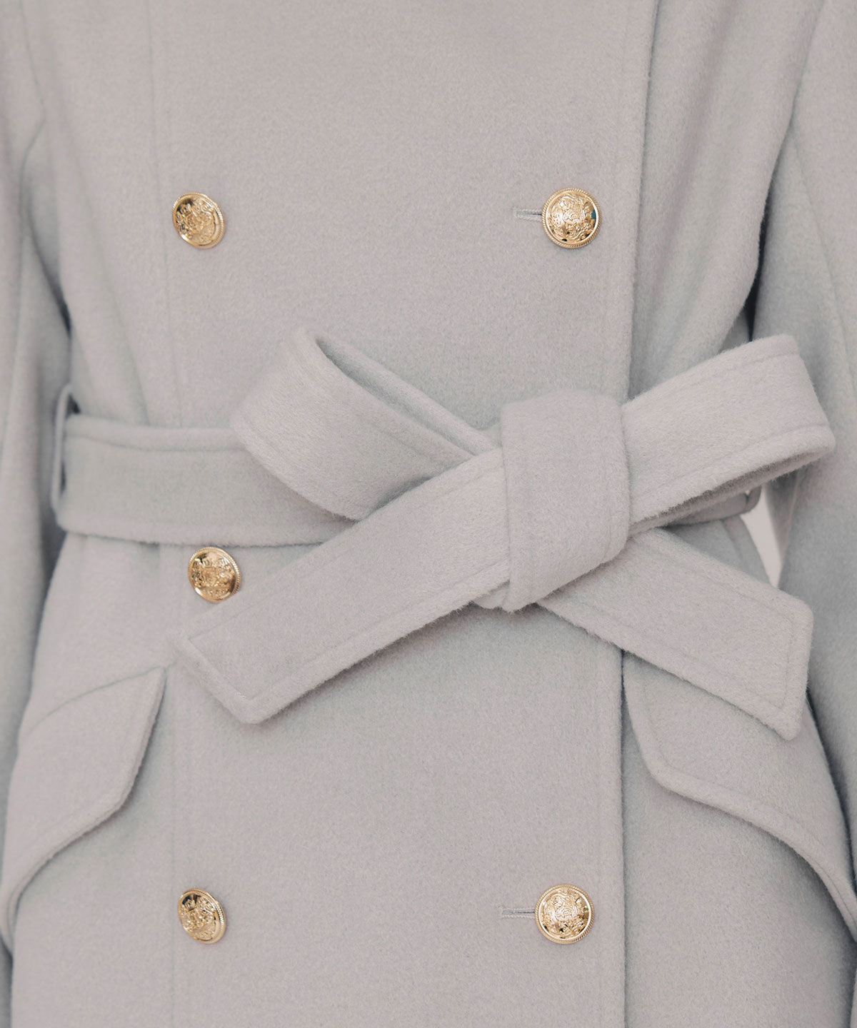 REDYAZEL「2WAYベルスリーブミドルコート」|ステンカラーコート|